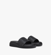 Mcm Visetos Slide Sandal In Black