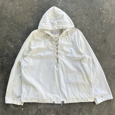Pre-owned Helmut Lang Archive  1998 Anorak Laces Jacket In White
