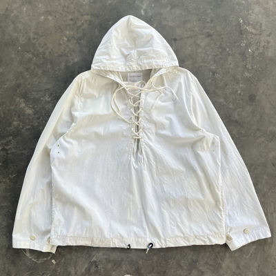 Pre-owned Helmut Lang Archive 1998 Anorak Laces Jacket In White