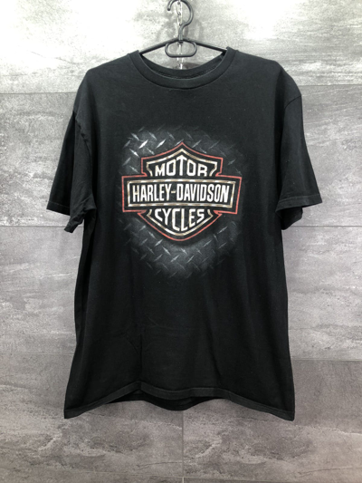 Pre-owned Harley Davidson X Vintage Harley Davidson Vintage Orlando Florida T-shirt Tee In Black
