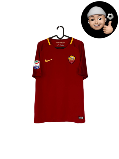 Pre-owned Jersey X Nike 2017 2018 As Roma Italy Nike Home Away Soccer Jersey Shirt In Red