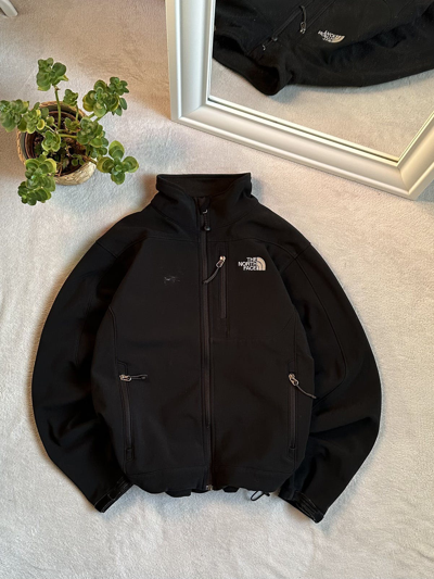 Pre-owned Outdoor Life X The North Face Vintage Double Logo Outdoor Soft Shell In Black