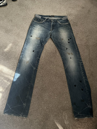 Pre-owned Undercover Bug Denim In Blue