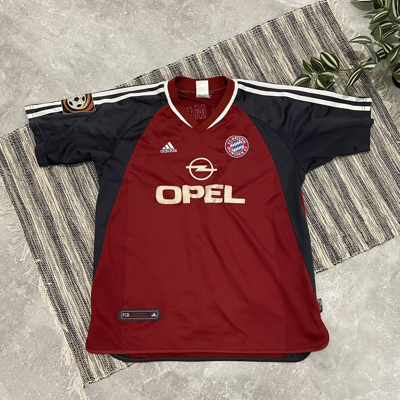 Pre-owned Adidas X Jersey 90's Pizarro Bayern Munchen Opel Adidas Retro Jersey Tee Shir In Multicolor