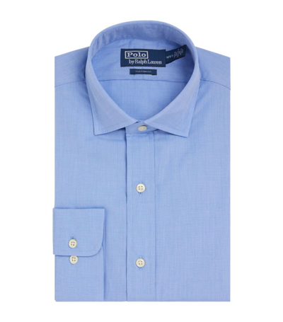 Polo Ralph Lauren Cotton Poplin Shirt In Blue