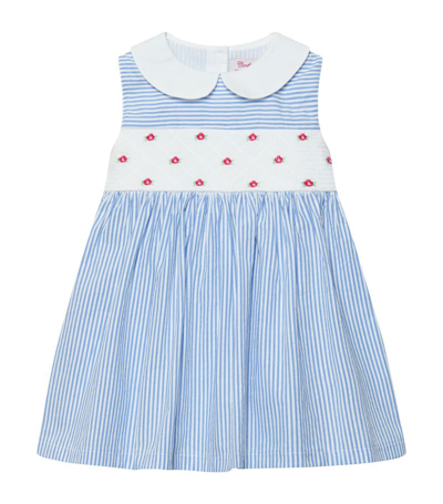 Trotters Smocked Tilly Dress (3-24 Months) In Blue