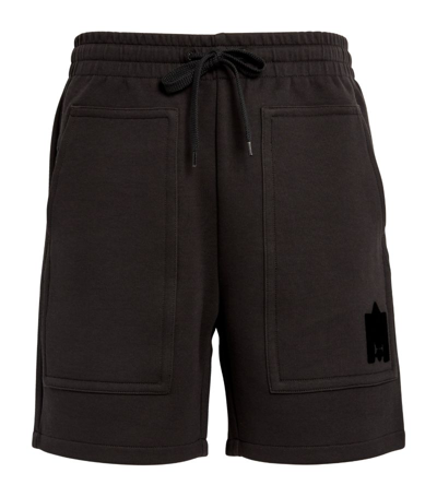 Mackage Velvet-logo Shorts In Black