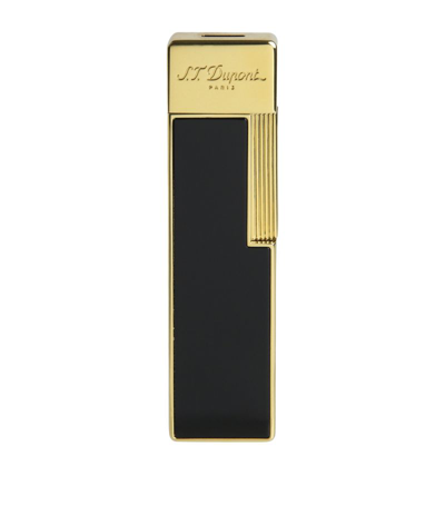 St Dupont Lacquered Twiggy Lighter In Black