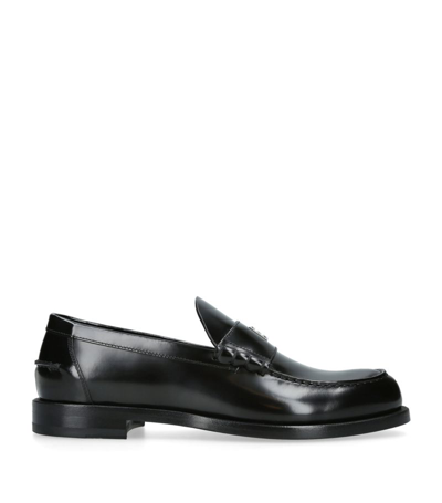 Givenchy Leather Mr. G Loafers In Black