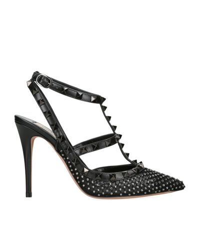 Valentino Garavani Embellished Rockstud Pumps 100 In Multi