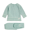 PAZ RODRIGUEZ KNITTED jumper AND LEGGINGS SET (0-12 MONTHS)