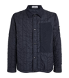 STONE ISLAND QUILTED COLLARED JACKET