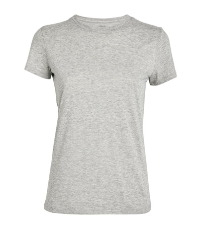 Vince Crew-neck Essential T-shirt In Grey