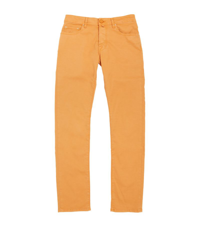 Jacob Cohen Bard Slim Jeans In Yellow
