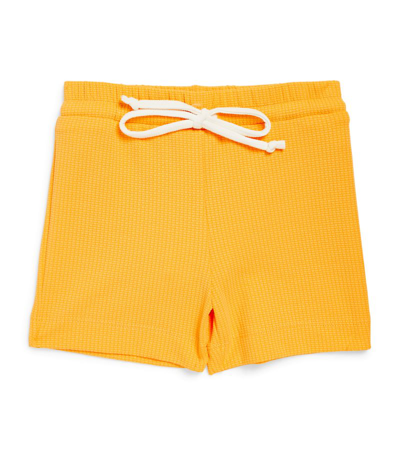 Marysia Kids' Bumby Swim Shorts (2-12 Years) In Orange