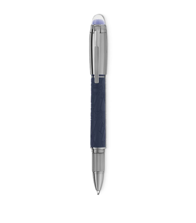 Montblanc Starwalker Spaceblue Doué Fineliner Pen In Blue