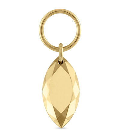 Maria Tash Faceted Gold Marquise Charm (6.5mm)