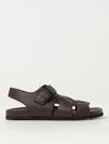Vic Matie Mens Brown Leather Sandal