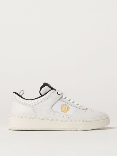 Bally Riweira Logo-embroidered Leather Trainers In White