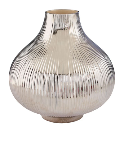 Jonathan Adler Large Amarylis Vase (46cm) In Silver