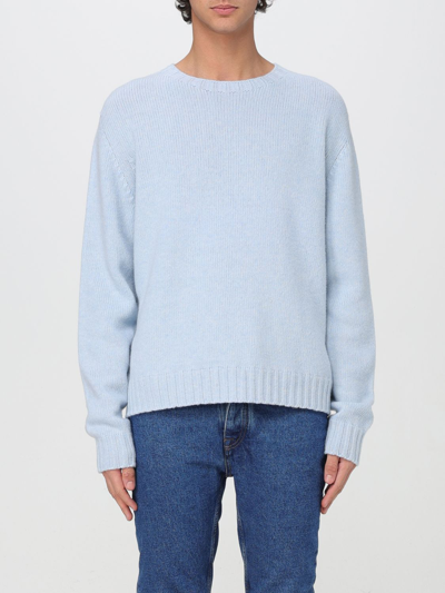 Palm Angels Sweater  Men Color Gnawed Blue