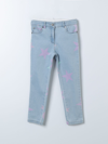 STELLA MCCARTNEY 牛仔裤 STELLA MCCARTNEY KIDS 儿童 颜色 印花/多色,F13468005