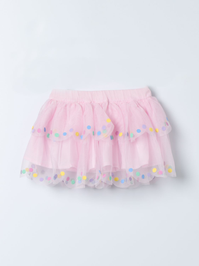 Stella Mccartney Babies' Polka Dot-trim Tulle Skirt In Wisteria