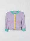 STELLA MCCARTNEY SWEATER STELLA MCCARTNEY KIDS KIDS COLOR LILAC,F13484038