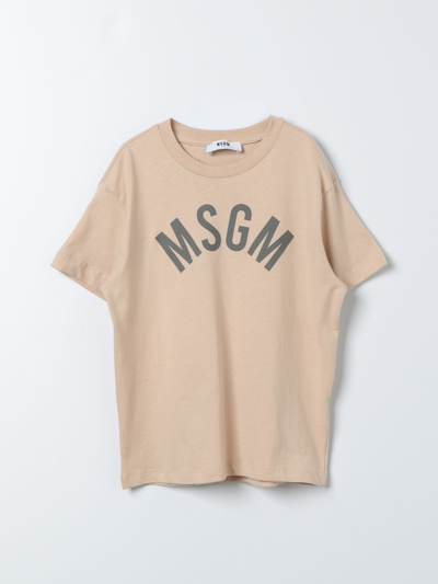 Msgm T-shirt  Kids Kids Colour Beige
