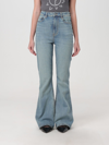Ganni Jeans  Woman Color Denim In Denim