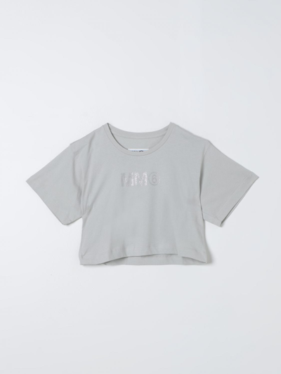 Mm6 Maison Margiela Babies' T恤  儿童 颜色 灰色 In Grey