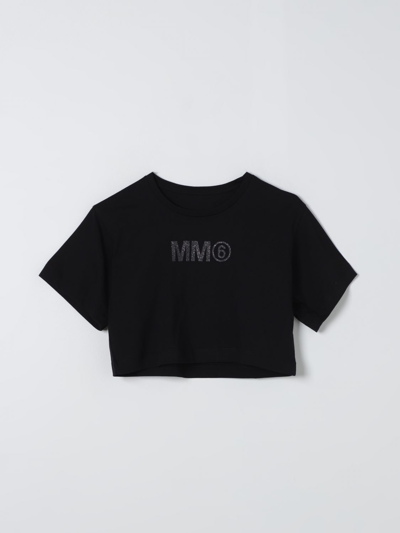 Mm6 Maison Margiela Babies' T-shirt  Kids Colour Black