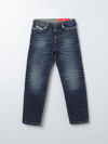 DIESEL JEANS DIESEL KIDS COLOR BLUE,F16308009