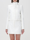 Courrèges Vinyl Reedition Jacket In White