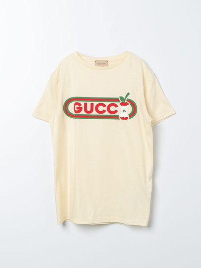 Gucci T-shirt  Kids Colour Yellow Cream