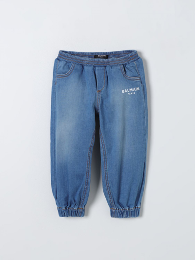 Balmain Babies' Trousers  Kids Kids Colour Blue