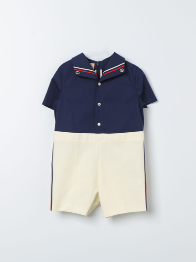 Gucci Babies' Romper  Kids Color Blue