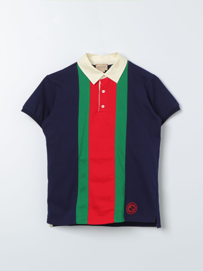 Gucci T-shirt  Kids Colour Blue