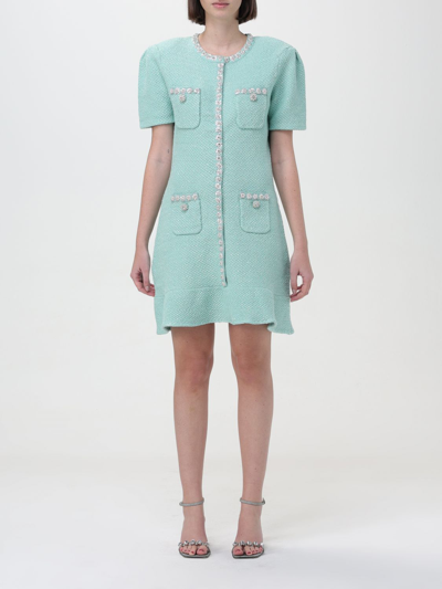 Self-portrait Dress  Woman Color Mint