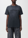 MAISON MARGIELA T-SHIRT MAISON MARGIELA WOMAN COLOR CHARCOAL,F17736033