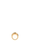 Versace Women Gold Metal Medusa Ring In Gold