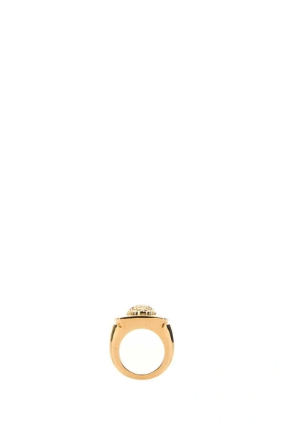 Versace Women Gold Metal Medusa Ring