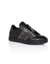 PHILIPP PLEIN LO-TOP SNEAKERS "TIME",F17SWSC0278PLE023N02CK