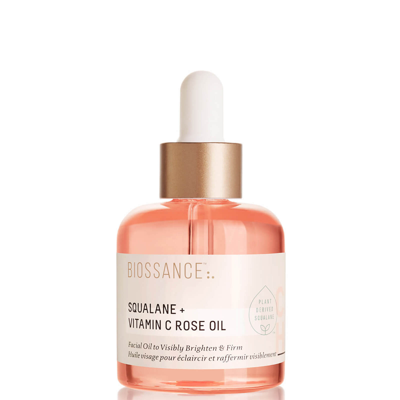 Biossance Squalane And Vitamin C Rose Oil 30ml In White