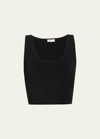 A.l.c Cleo Knit Crop Top In Bone