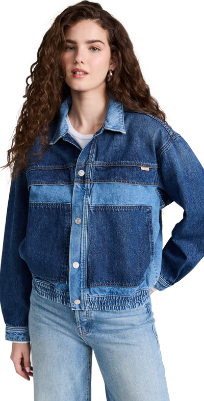 Mother The New Kid On The Block Denim Jacket In Love Triangle