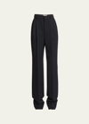 SAINT LAURENT TAILORED STRAIGHT-LEG TROUSERS