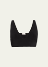 A.L.C ELLA RIBBED BRA TOP