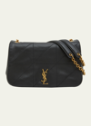 Saint Laurent Jamie 4.3 Mini Patchwork Leather Shoulder Bag In Black