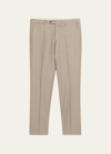 Giorgio Armani Men's Stone Wool Trousers In Stone